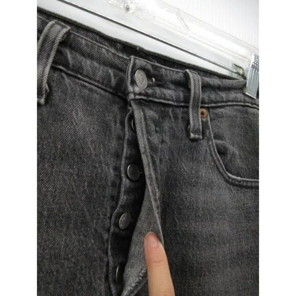 Levis 501 Jeans 28X30 Original Red Tab Button Fly Denim Slim Pants * - Picture 2 of 13